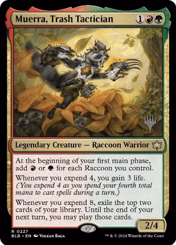 Muerra, Trash Tactician (227), Promo Pack: Bloomburrow — Magic card price