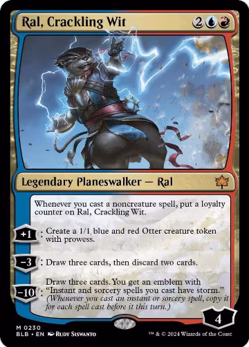 Ral, Crackling Wit (230), Promo Pack: Bloomburrow — Magic card price