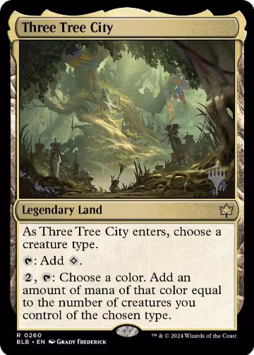 Three Tree City (260), Promo Pack: Bloomburrow — Magic card price