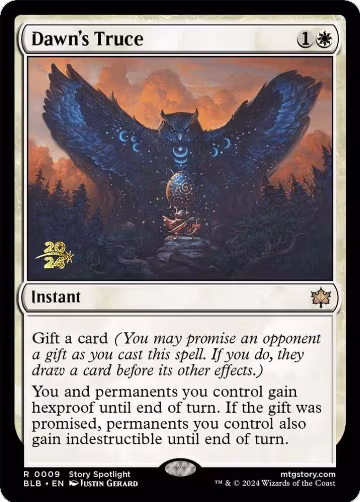 Dawn's Truce (9), Prerelease Cards — Magic card price