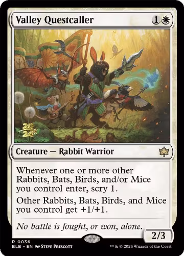Valley Questcaller (36), Prerelease Cards — Magic card price