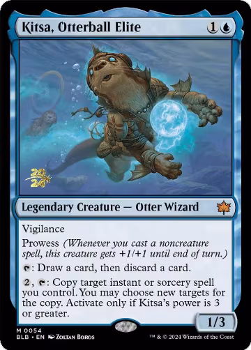 Kitsa, Otterball Elite (54), Prerelease Cards — Magic card price