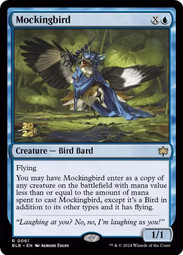 Mockingbird (61), Prerelease Cards — Magic card price