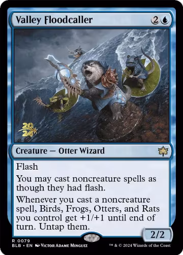 Valley Floodcaller (79), Prerelease Cards — Magic card price