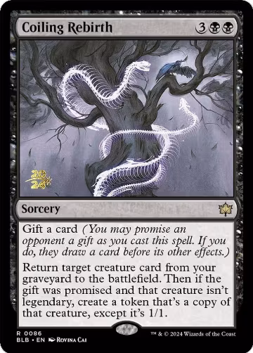 Coiling Rebirth (86), Prerelease Cards — Magic card price