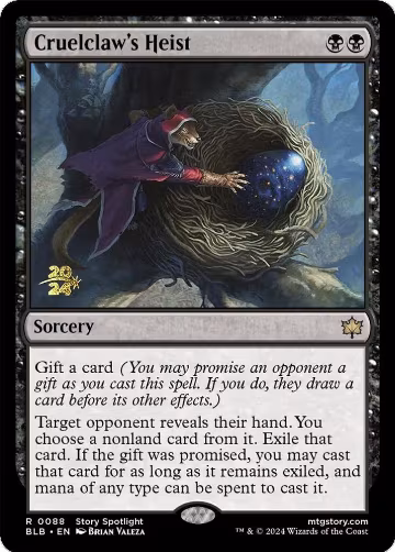 Cruelclaw's Heist (88), Prerelease Cards — Magic card price