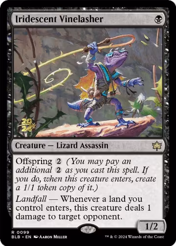 Iridescent Vinelasher (99), Prerelease Cards — Magic card price