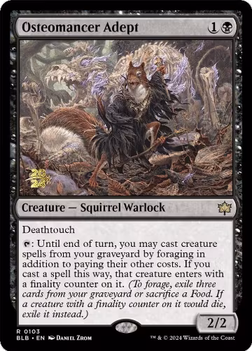 Osteomancer Adept (103), Prerelease Cards — Magic card price