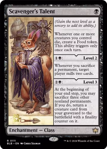Scavenger's Talent (111), Prerelease Cards — Magic card price