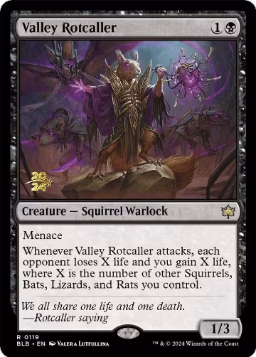 Valley Rotcaller (119), Prerelease Cards — Magic card price