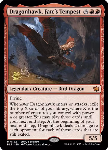 Dragonhawk, Fate's Tempest (132), Prerelease Cards — Magic card price