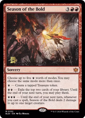 Season of the Bold (152), Prerelease Cards — Magic card price