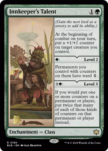 Innkeeper's Talent (180), Prerelease Cards — Magic card price