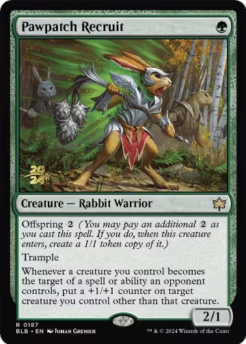 Pawpatch Recruit (187), Prerelease Cards — Magic card price