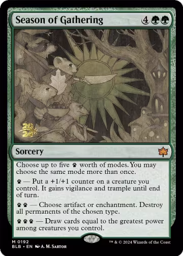 Season of Gathering (192), Prerelease Cards — Magic card price