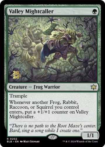 Valley Mightcaller (202), Prerelease Cards — Magic card price