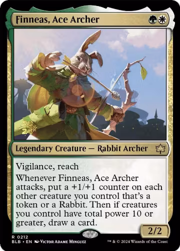 Finneas, Ace Archer (212), Prerelease Cards — Magic card price
