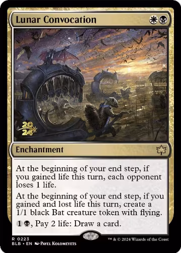 Lunar Convocation (223), Prerelease Cards — Magic card price
