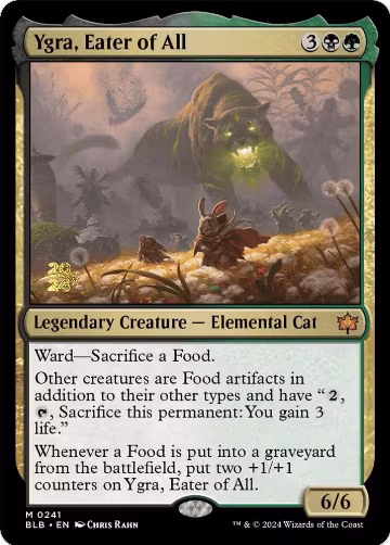 Ygra, Eater of All (241), Prerelease Cards — Magic card price