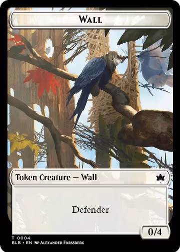 Wall Token (4), Bloomburrow — Magic card price