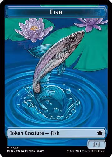 Fish Token (7), Bloomburrow — Magic card price