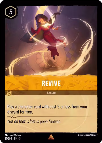 Revive (27/204), Shimmering Skies — Lorcana card price