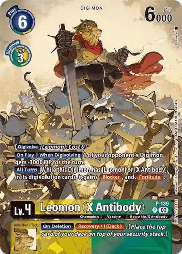 Leomon (X Antibody) (Update Pack 2024) (P-139 P), Digimon Promotion Cards — Digimon card price