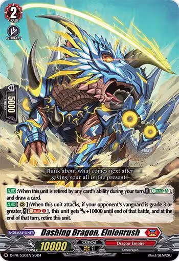 Dashing Dragon, Einionrush (D-PR/530EN), D Promo Cards — Vanguard card price