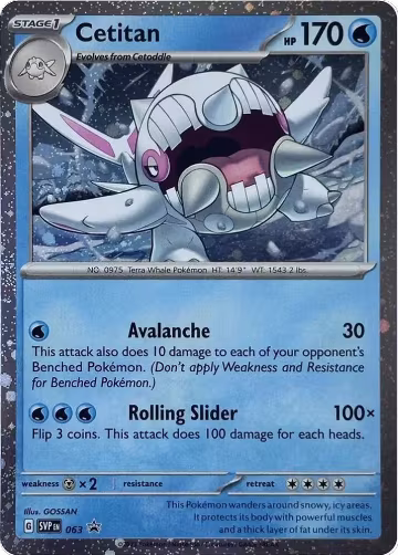 Cetitan - 063 (Cosmos Holo) (063), Scarlet & Violet Promo Cards — Pokémon card price