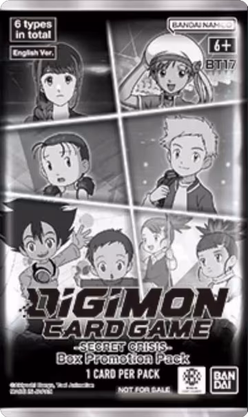 Secret Crisis: Box Promotion Pack, Secret Crisis — Digimon sealed product price