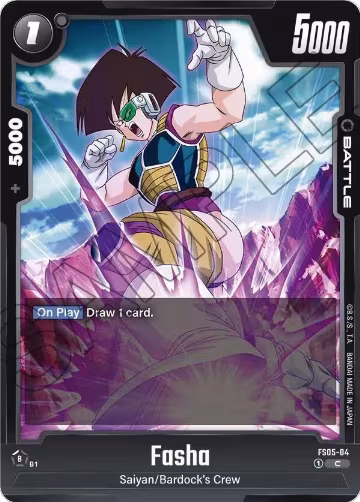 Fasha (FS05-04), Starter Deck 5: Bardock — DB Fusion card price