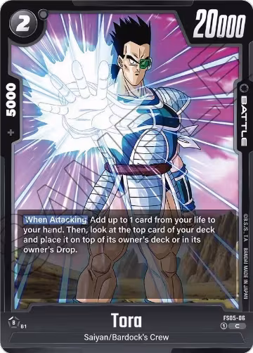 Tora (FS05-06), Starter Deck 5: Bardock — DB Fusion card price