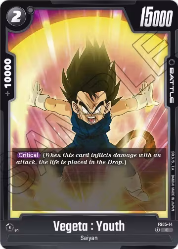 Vegeta : Youth (FS05-14), Starter Deck 5: Bardock — DB Fusion card price
