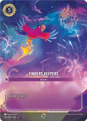 Finders Keepers (Enchanted) (210/204), Shimmering Skies — Lorcana card price