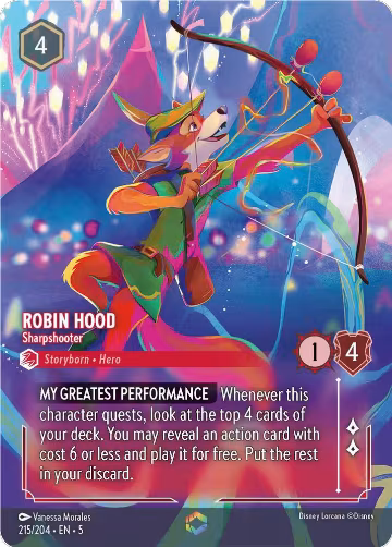 Robin Hood - Sharpshooter (Enchanted) (215/204) — card price