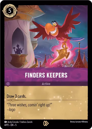 Finders Keepers (4), Disney Lorcana Promo Cards — Lorcana card price