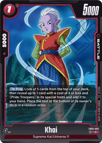 Khai (FB03-003), Raging Roar — DB Fusion card price