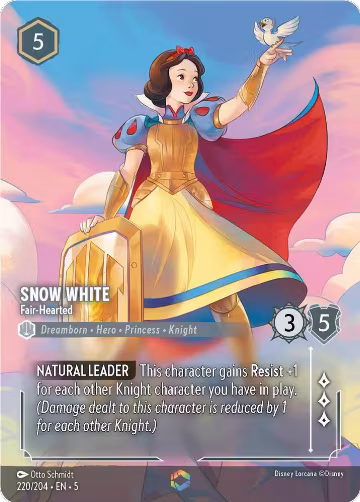 Snow White - Fair-Hearted (Enchanted) (220/204) — card price
