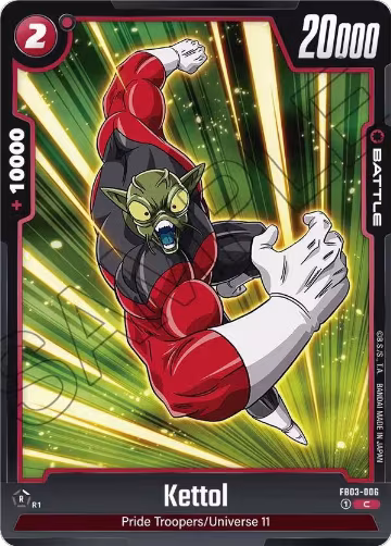 Kettol (FB03-006), Raging Roar — DB Fusion card price