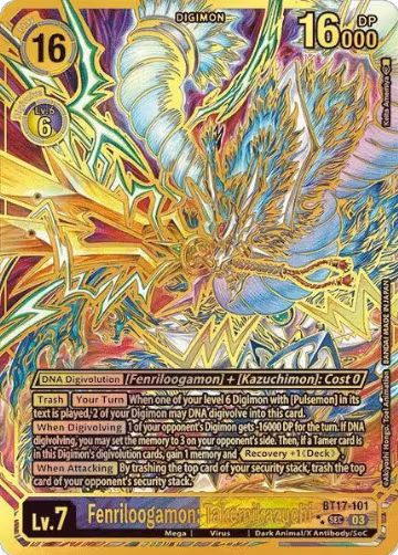 Fenriloogamon: Takemikazuchi (Textured) (BT17-101 SEC) — card price
