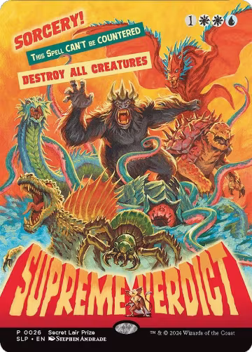 Supreme Verdict (26), Secret Lair Showdown — Magic card price