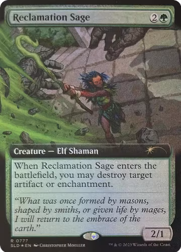 Reclamation Sage (Extended Art) (777), Secret Lair Drop Series — Magic card price