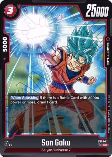 Son Goku - FB03-011 (FB03-011), Raging Roar — DB Fusion card price