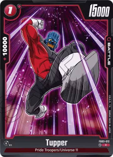 Tupper (FB03-012), Raging Roar — DB Fusion card price