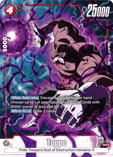 Toppo - FB03-016 (Alternate Art) (FB03-016), Raging Roar — DB Fusion card price