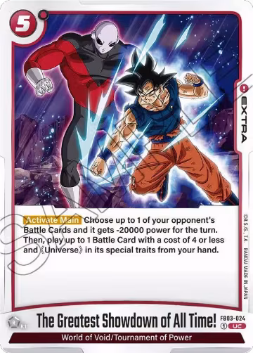 The Greatest Showdown of All Time! (FB03-024), Raging Roar — DB Fusion card price