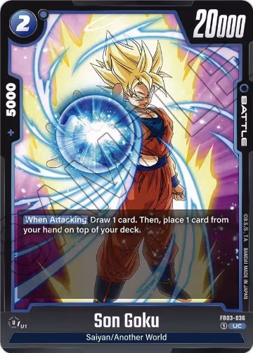 Son Goku - FB03-036 (FB03-036), Raging Roar — DB Fusion card price