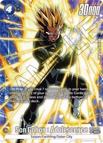 Son Gohan : Adolescence - FB03-039 (Alternate Art) (FB03-039), Raging Roar — DB Fusion card price
