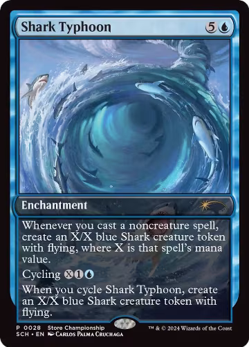 Shark Typhoon (28), Game Day & Store Championship Promos — Magic card price