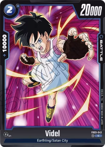 Videl - FB03-043 (FB03-043), Raging Roar — DB Fusion card price